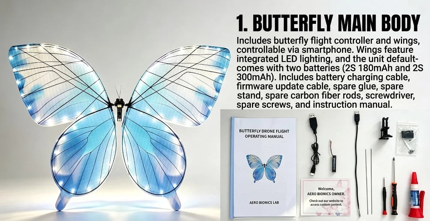 🦋 The Ultimate Guide to the Commercial Stage Bionic Flying Butterfly: Tech Specs, PCB Architecture &amp; DIY Setup! ✨