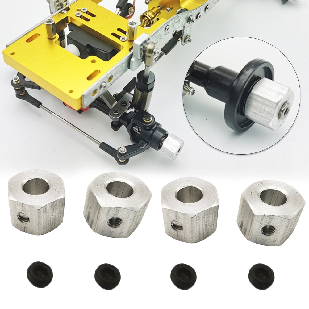 4Pcs DIY RBR C Lightweight Hex Adapter Simulation