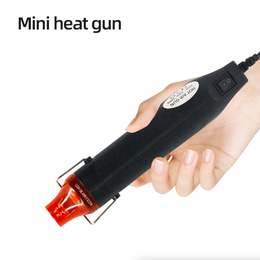 Mini Heat Gun DIY Electric Nozzles Tool Hot Air Gun Embossing Drying
