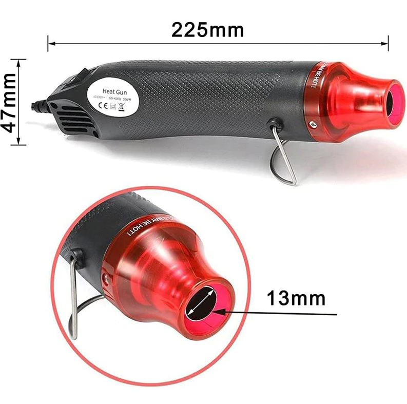 Mini Heat Gun DIY Electric Nozzles Tool Hot Air Gun Embossing Drying