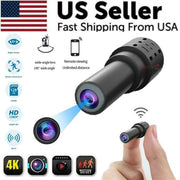 WiFi Wireless Spy 4K Mini Camera Pinhole DIY Hidden HD Screw IP DVR