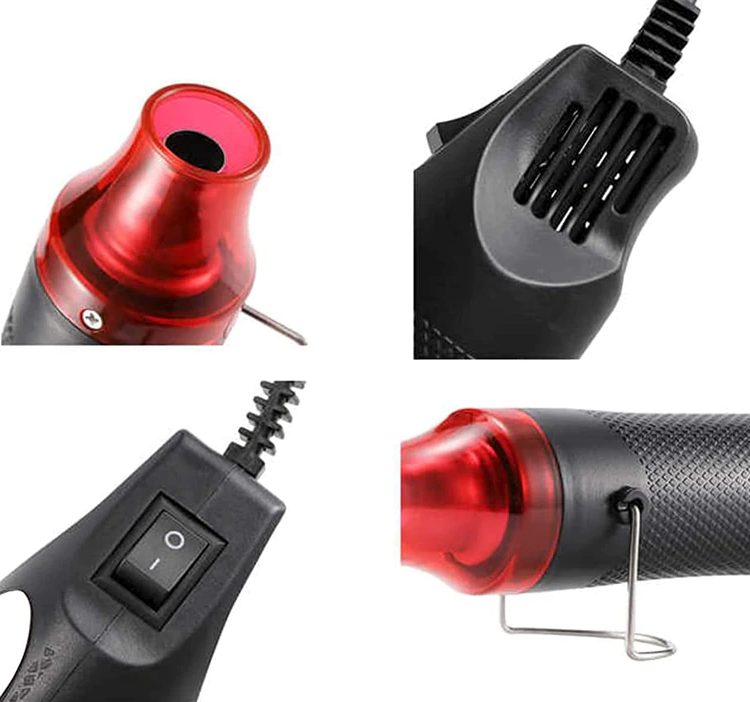 Mini Heat Gun DIY Electric Nozzles Tool Hot Air Gun Embossing Drying