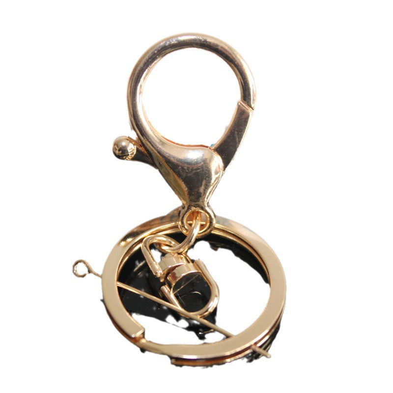 Lobster clasp three-piece DIY lobster clasp key ring
