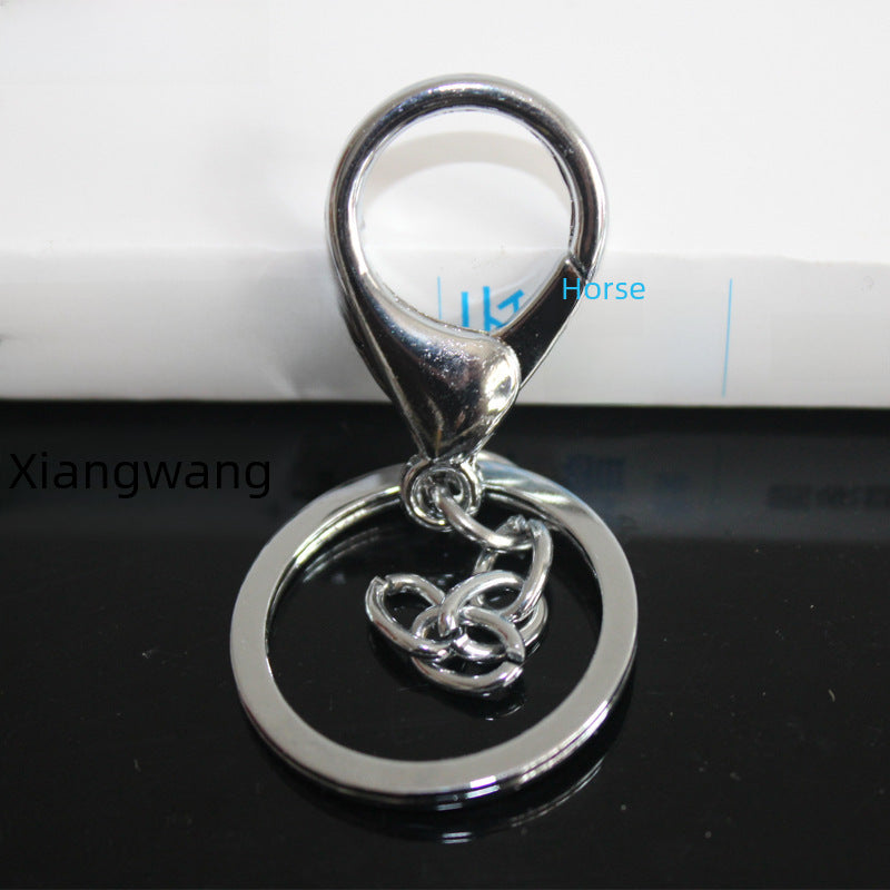 Lobster clasp three-piece DIY lobster clasp key ring