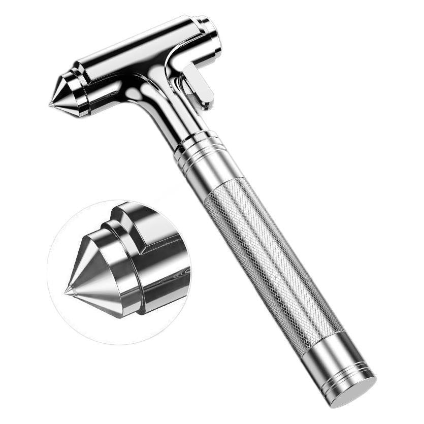 Car seat belt hammer one second to smash double laminated glass three-in-one life-saving fire tungsten steel window breaker car