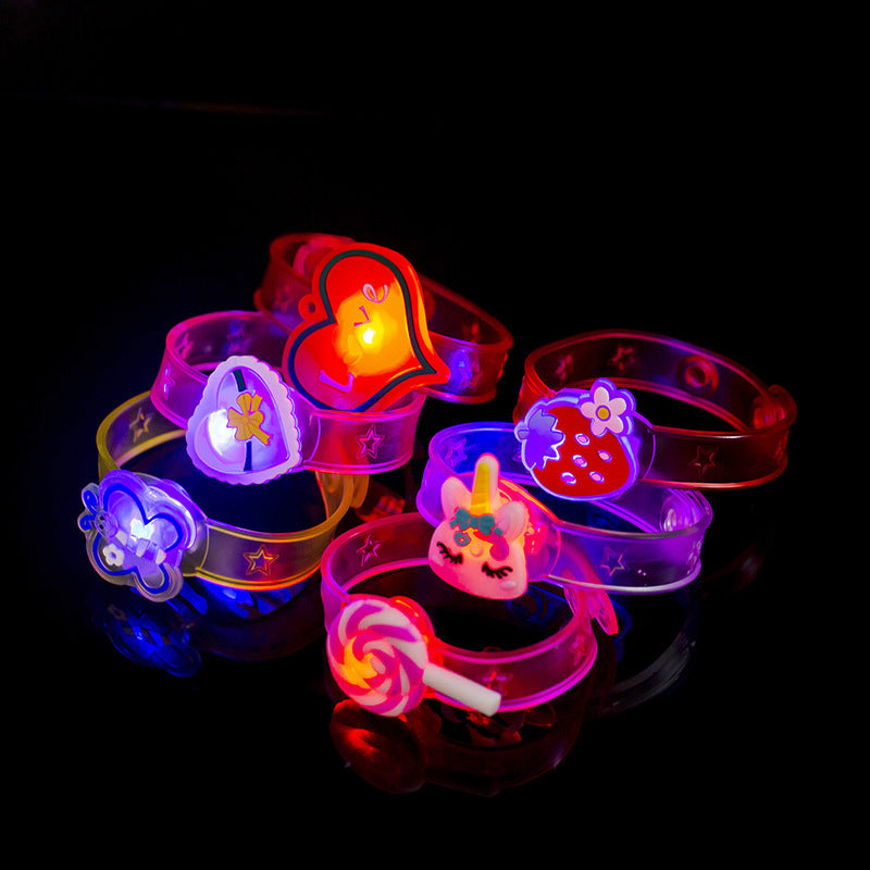 Cartoon Light-Up Party Bracelets - 12 or 24 Pack