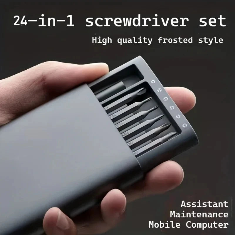 24 in 1 Digital Maintenance Precision Screwdriver Set, Portable