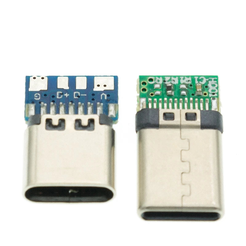 10pcs USB 3.1 Type C Connector 24 Pins Male/Female Socket Receptacle