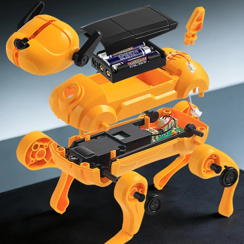 Electric Robot Dog AI Voice Control DIY Assembly Intelligent Robot Dog