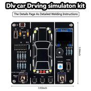 DIY Car Driving Simulation Soldering Practice Kit STEM Electronic