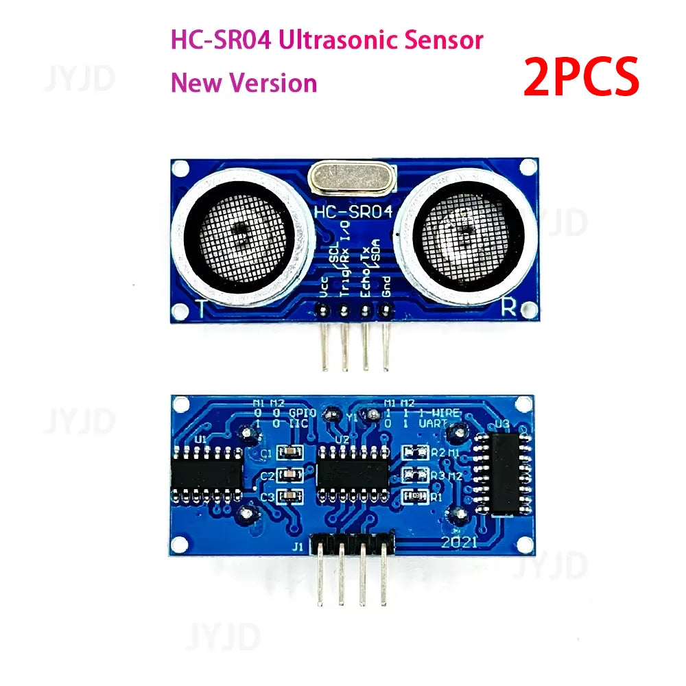 2pcs Ultrasonic Module HC-SR04 Distance Measuring Transducer Sensor