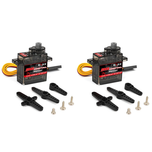 RCXAZ 9g Plastic/Iron/Copper Gear 1.6KG Digital Servo for RC