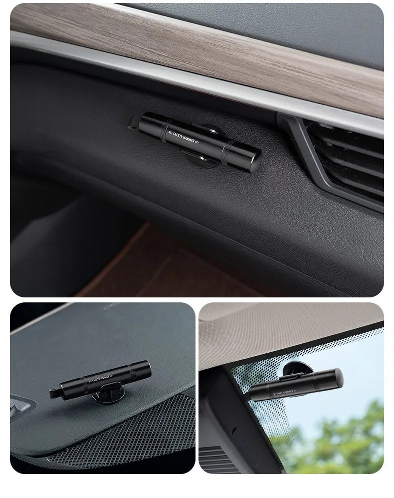 2 In 1 Car Safety Hammer Emergency Window Breaker Car Emergency Kit