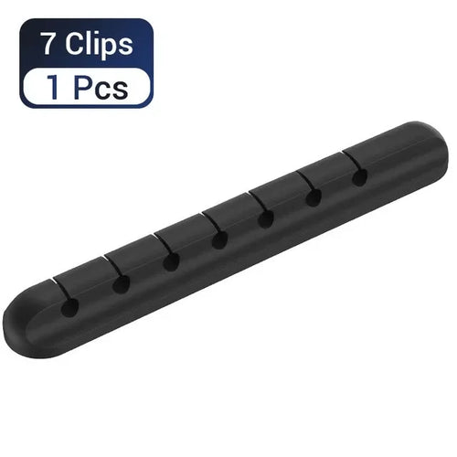 Silicone USB Cable Organizer USB Charging Cable Winder Desktop Tidy