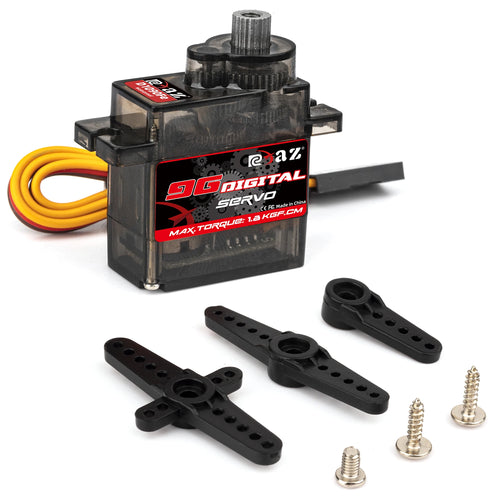 RCXAZ 9g Plastic/Iron/Copper Gear 1.6KG Digital Servo for RC