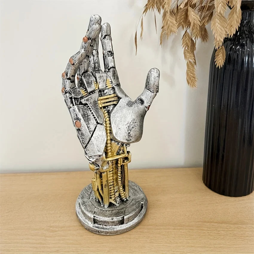 Cyberpunk 3D Gamepad Holder - Robotic Hand Storage Box for Controller