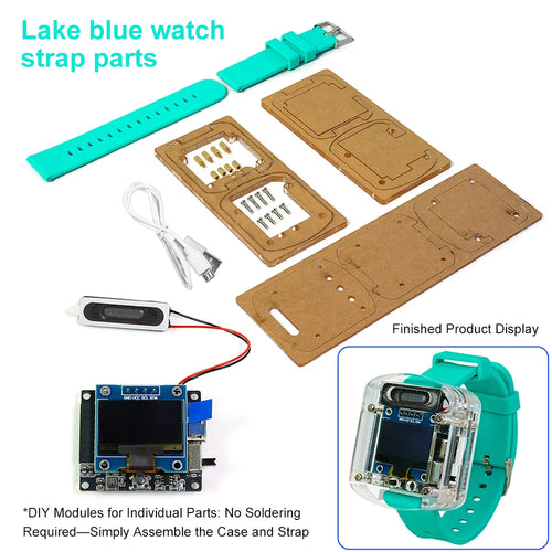 ESP32S3N16R8 Voice DIY Electronic Watch Kit Artificial Intelligence