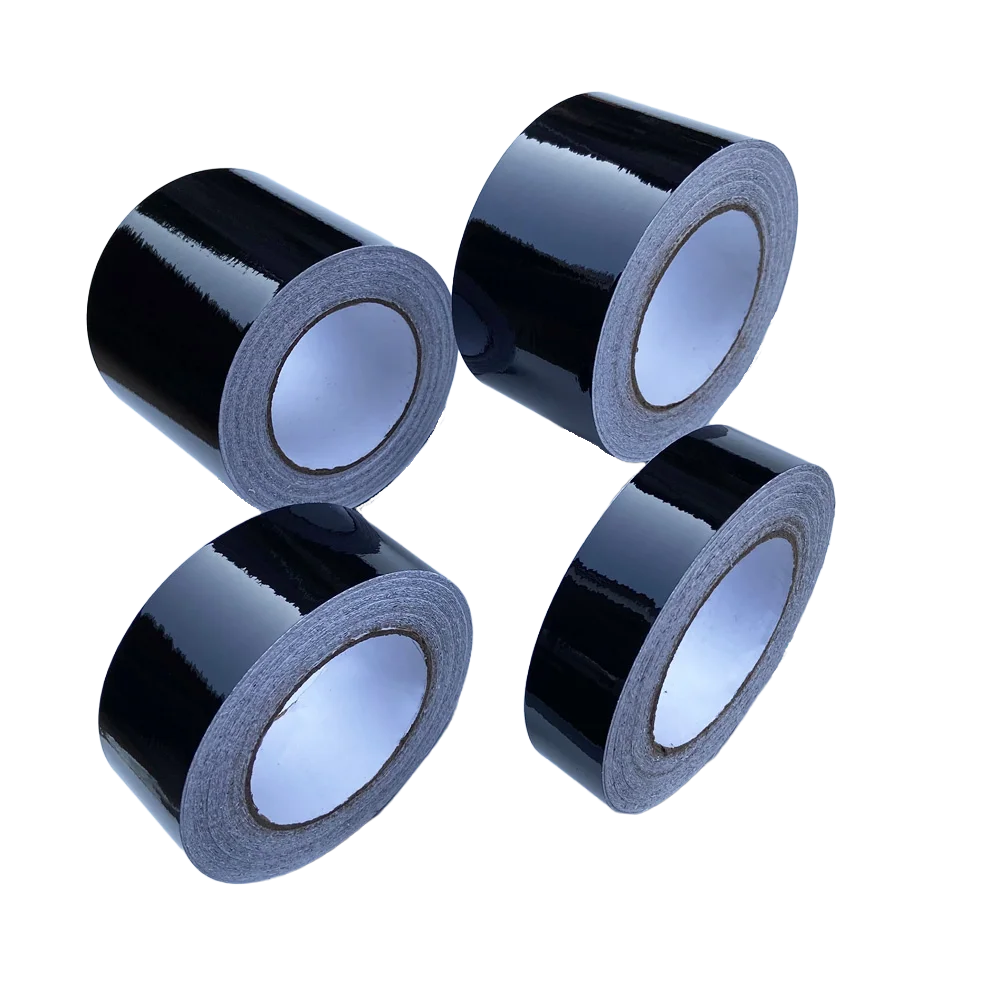 3/5/7/10CM Glossy Black Vinyl Wrap Film Tape Stripes For Car Hood Roof
