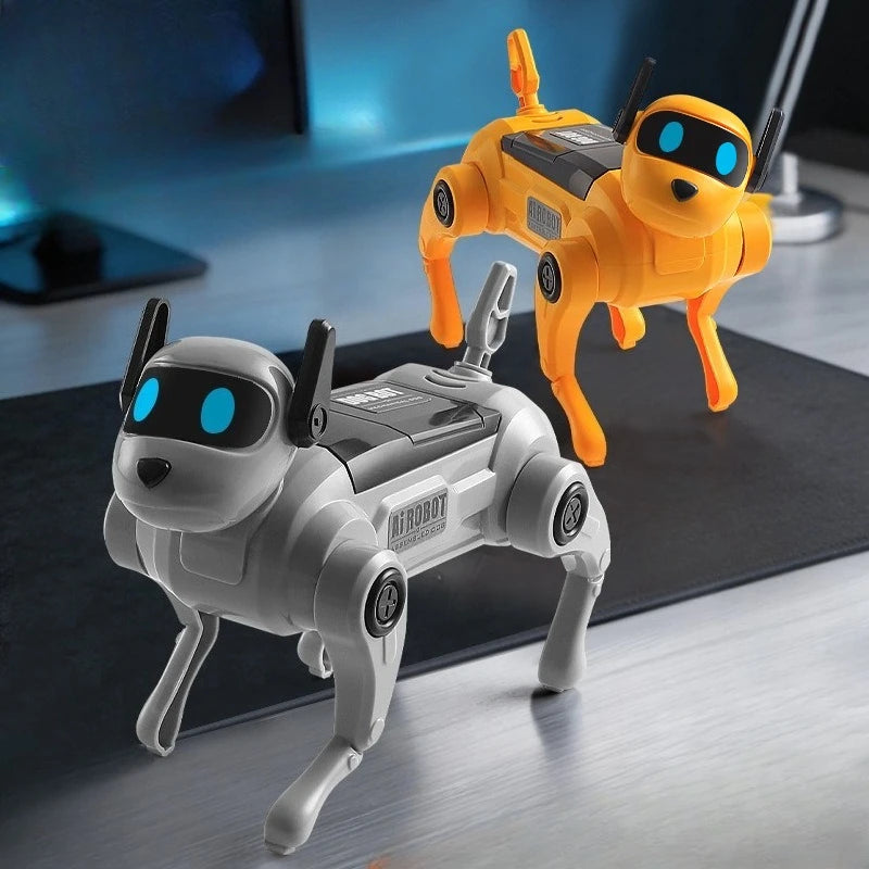 Electric Robot Dog AI Voice Control DIY Assembly Intelligent Robot Dog