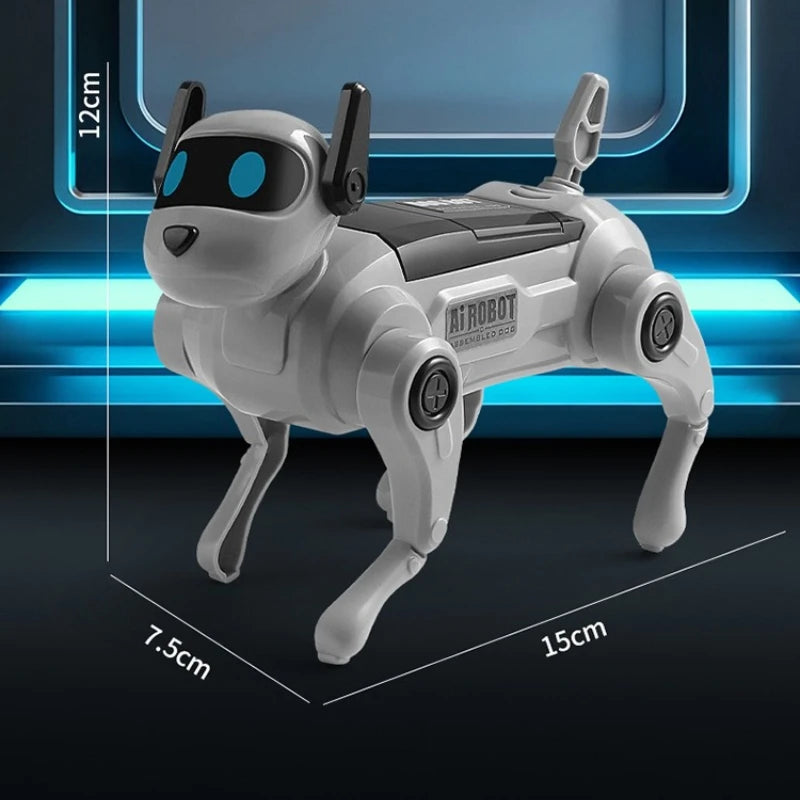 Electric Robot Dog AI Voice Control DIY Assembly Intelligent Robot Dog