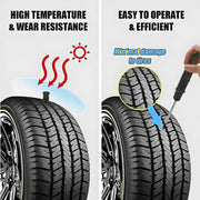 Vacuum Tyre Repair Nails Tire Repair Tool Set with Repair Glue Rubber