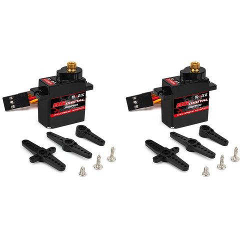 RCXAZ 9g Plastic/Iron/Copper Gear 1.6KG Digital Servo for RC