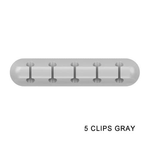 Silicone USB Cable Organizer USB Charging Cable Winder Desktop Tidy