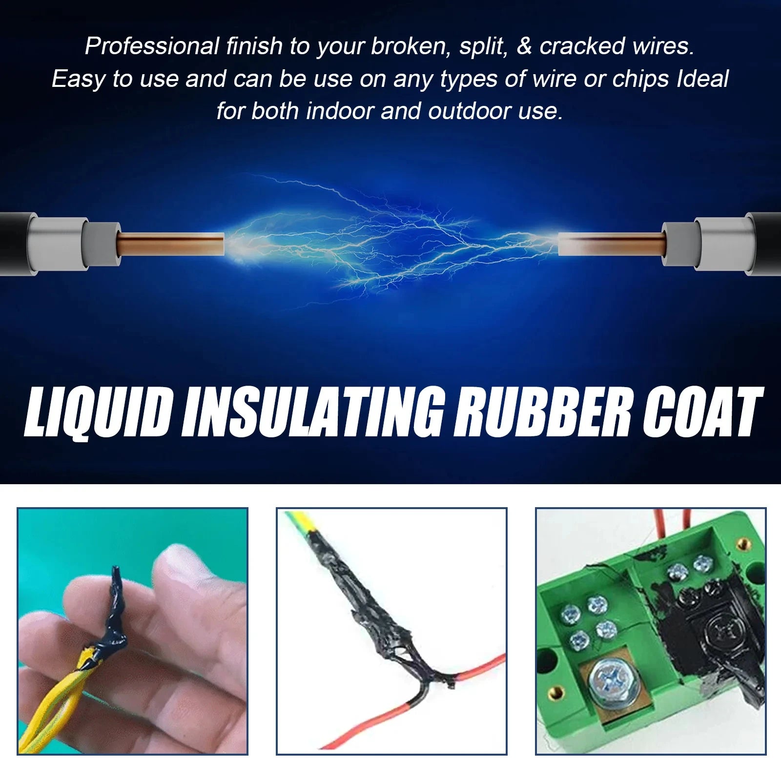 Liquid Electrical Tape Quick-Drying Wire Insulating Glue,Waterproof