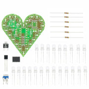 DIY Kit Heart Shape Breathing Lamp Kit Breathing LED Suite Red White