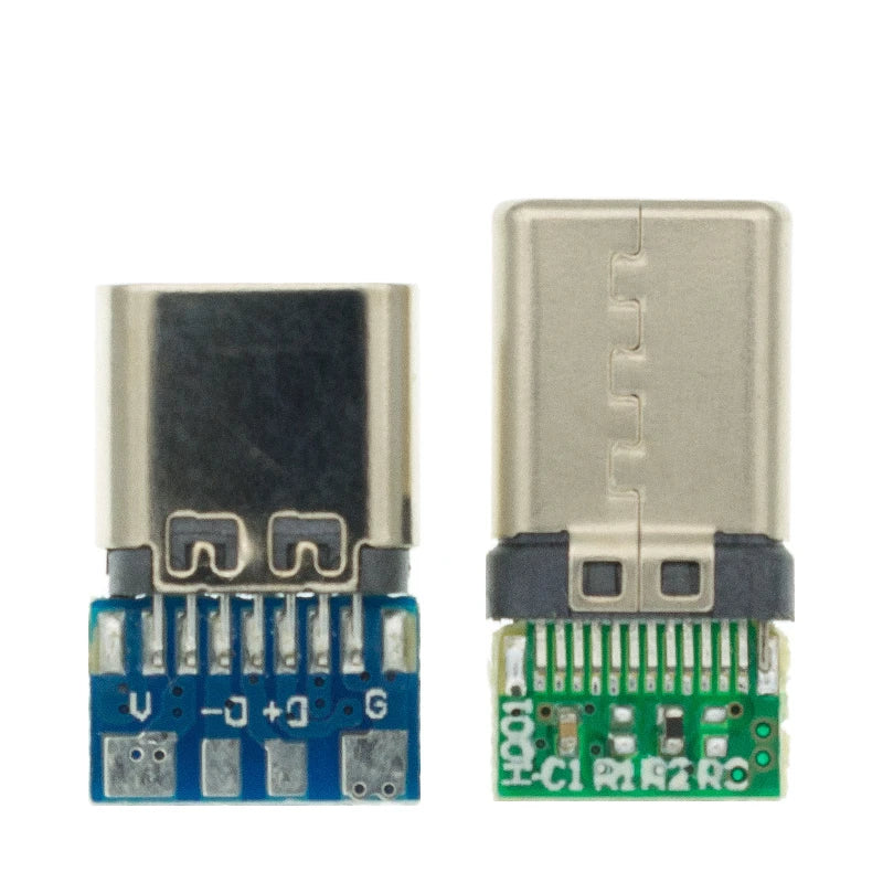 10pcs USB 3.1 Type C Connector 24 Pins Male/Female Socket Receptacle