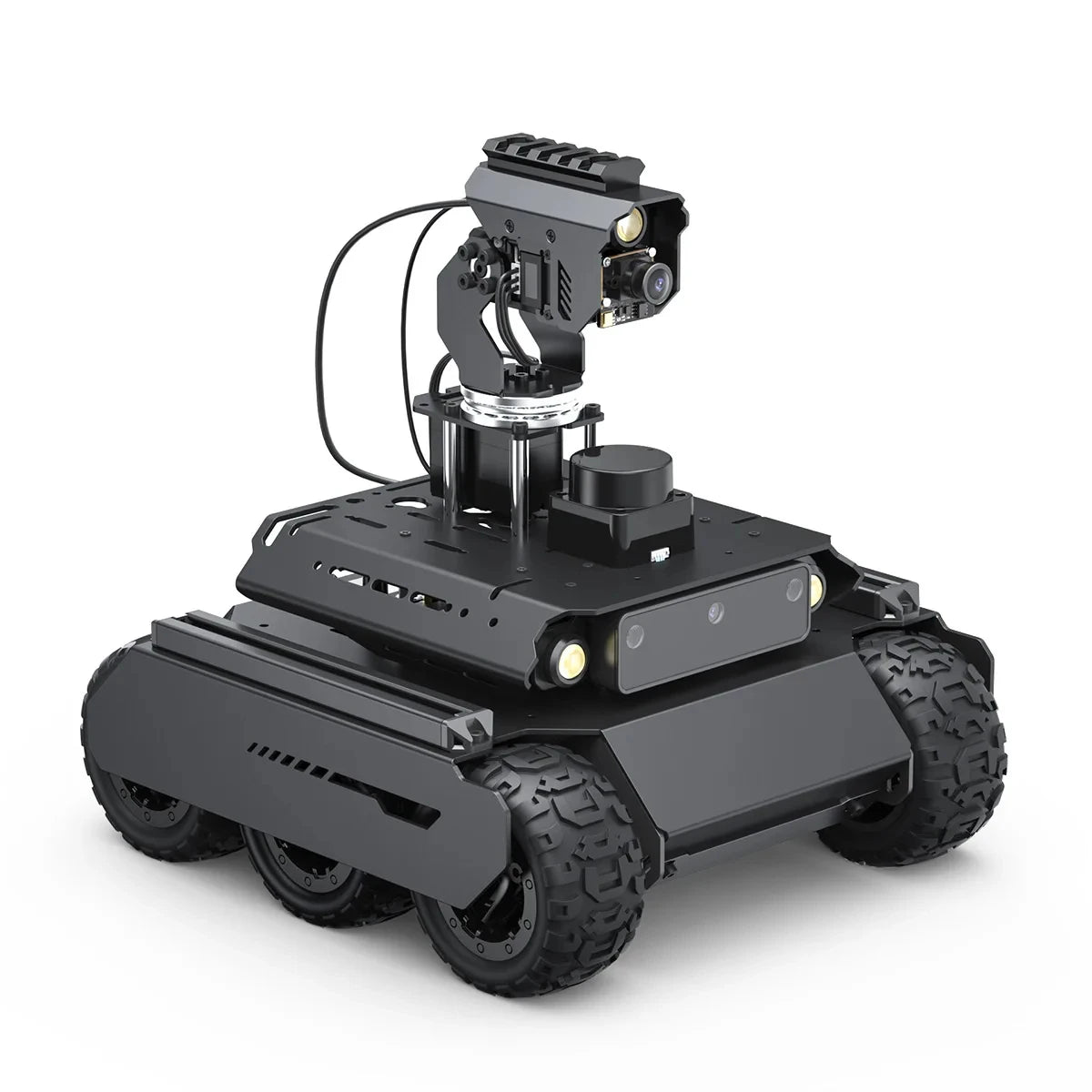 UGV Rover PT PI4B ROS2 Kit Waveshare Open-source 6 Wheels 4WD AI Robot