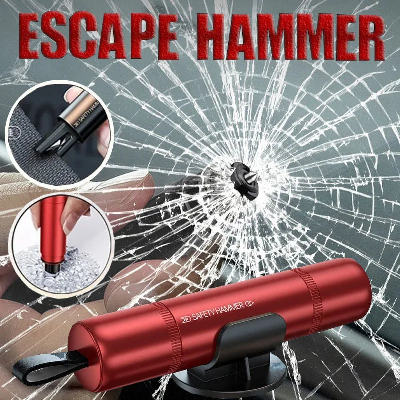 2 In 1 Car Safety Hammer Emergency Window Breaker Car Emergency Kit