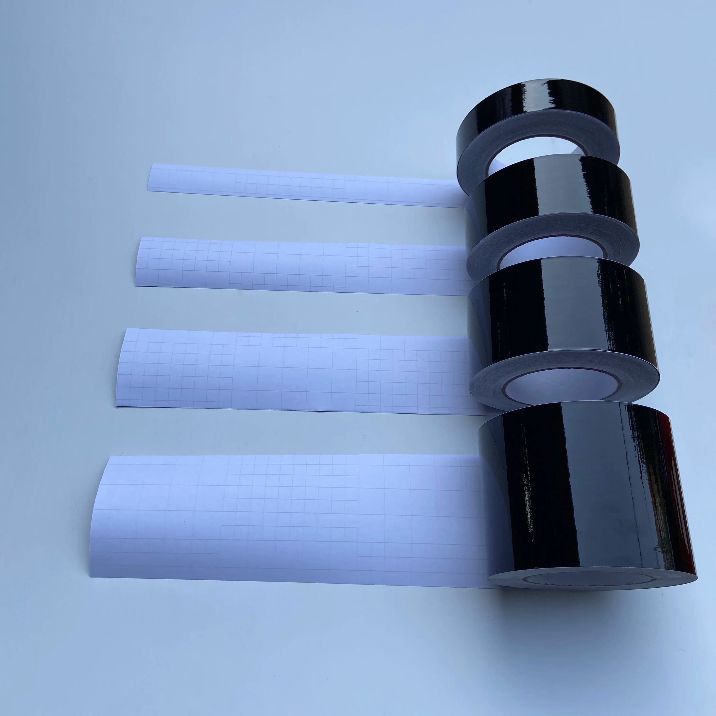 3/5/7/10CM Glossy Black Vinyl Wrap Film Tape Stripes For Car Hood Roof