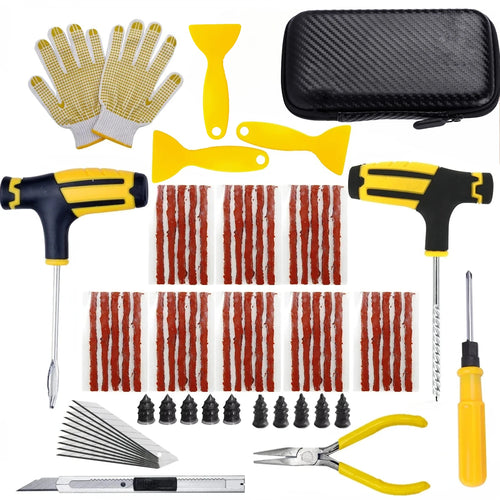 PKWKS New Car Tire Repair Kit Puncture Plug Tools Tyre Puncture