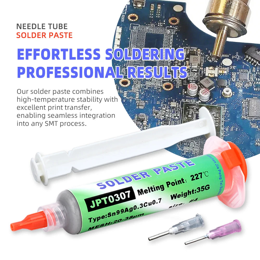 227 ℃ lead-free solder paste ROSH environmentally friendly, wash free