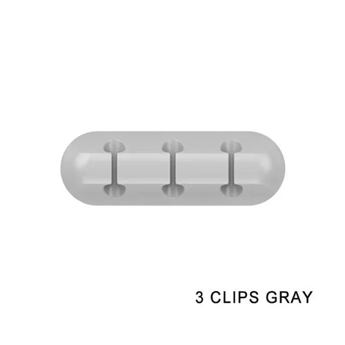 Silicone USB Cable Organizer USB Charging Cable Winder Desktop Tidy