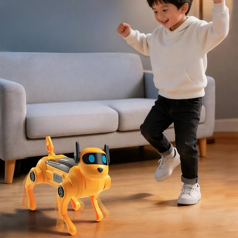 Electric Robot Dog AI Voice Control DIY Assembly Intelligent Robot Dog