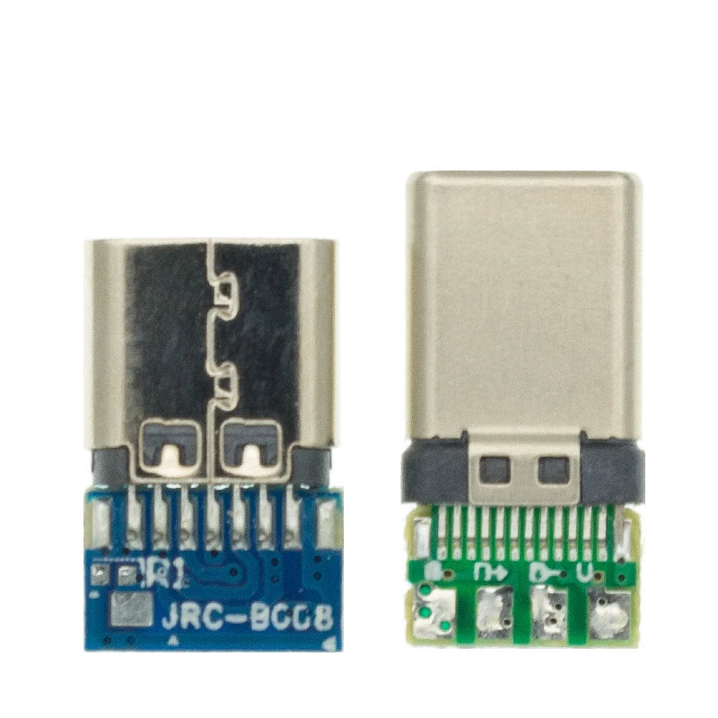 10pcs USB 3.1 Type C Connector 24 Pins Male/Female Socket Receptacle
