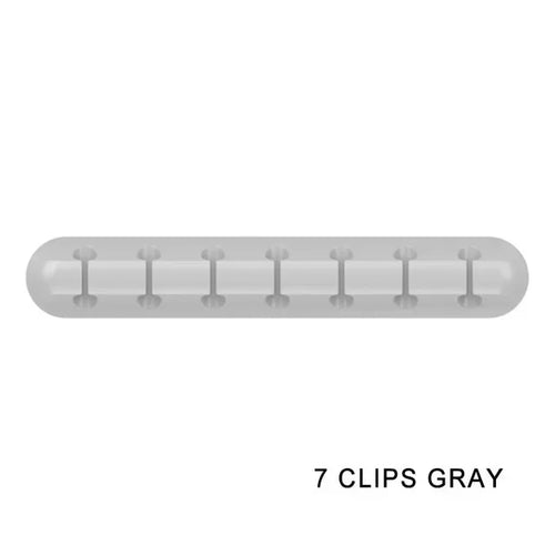 Silicone USB Cable Organizer USB Charging Cable Winder Desktop Tidy