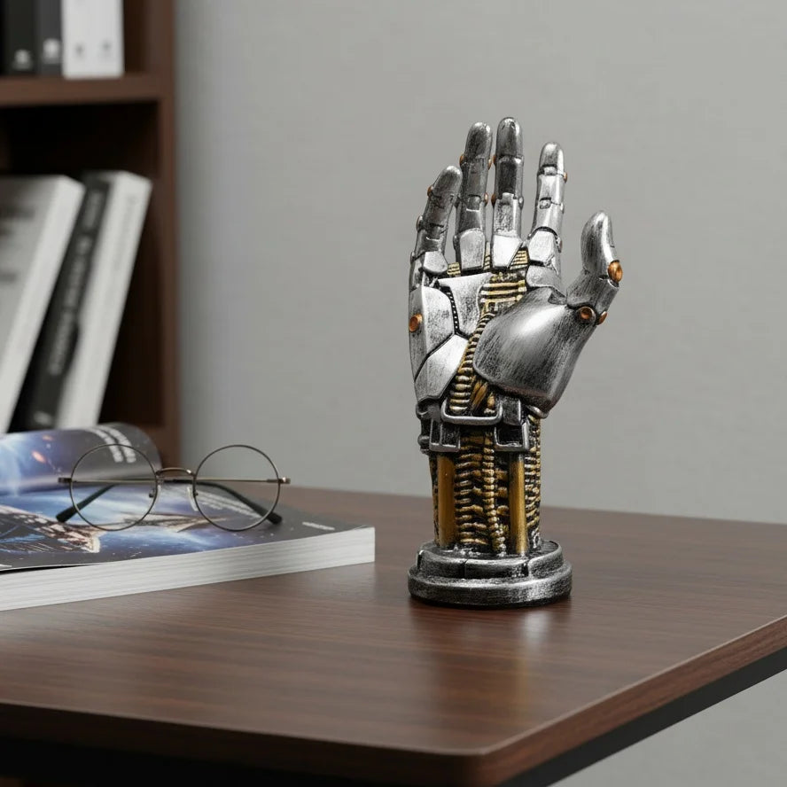 Cyberpunk 3D Gamepad Holder - Robotic Hand Storage Box for Controller