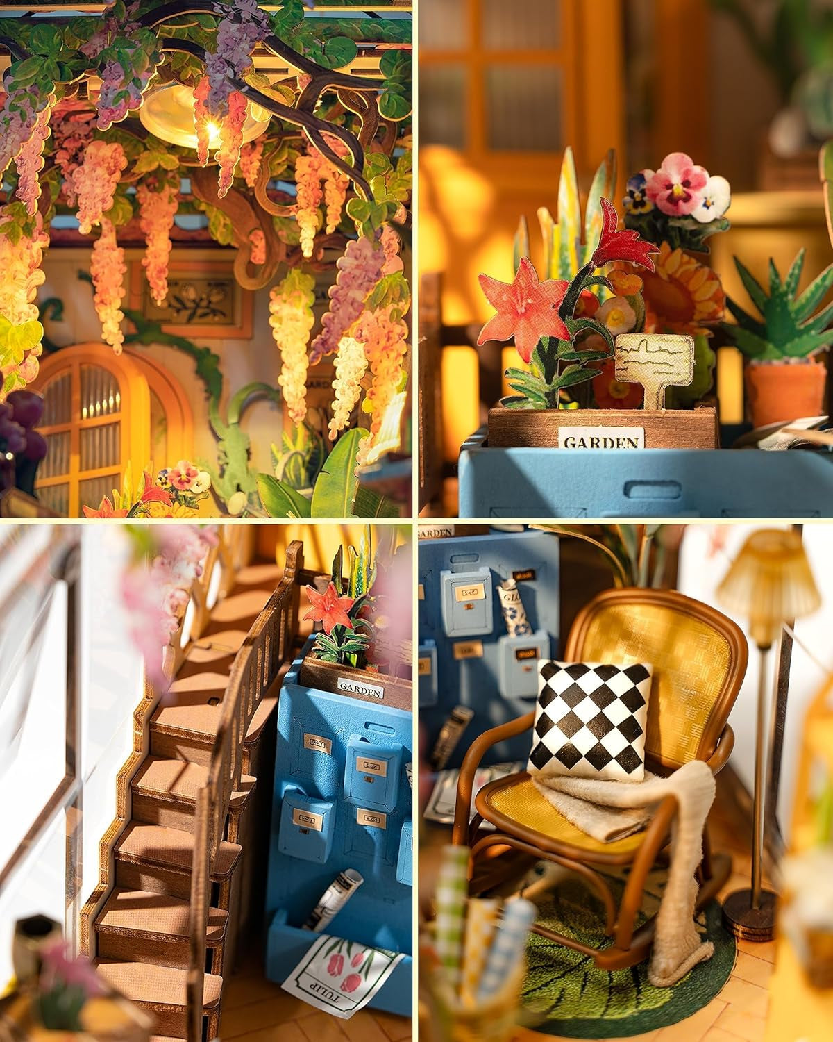 DIY Garden House Book Nook Kit