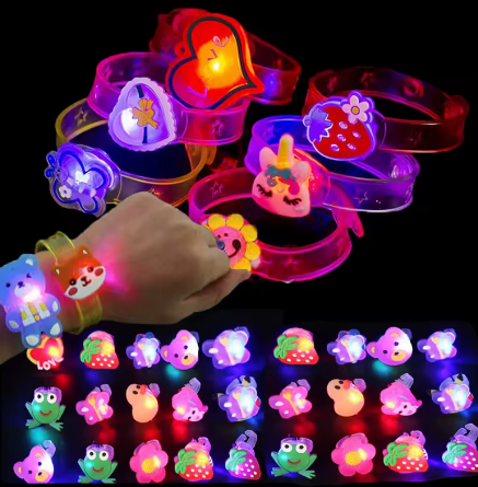 Colorful cartoon light-up bracelets