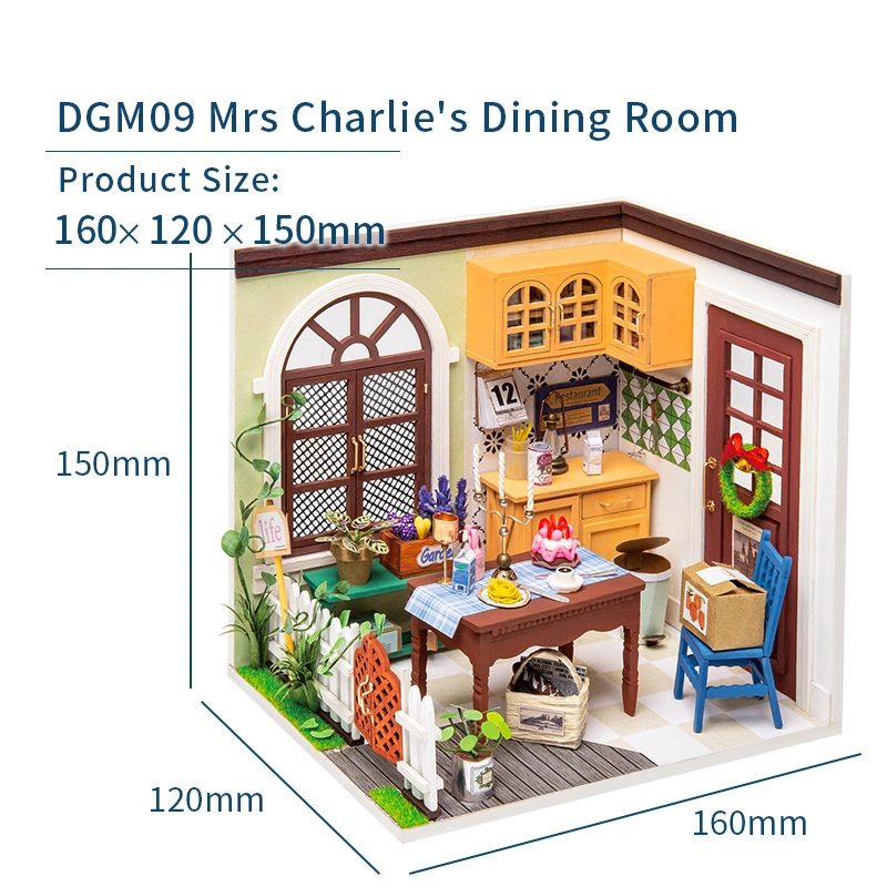 DIY House Doll House Miniature Dollhouse with Furniture