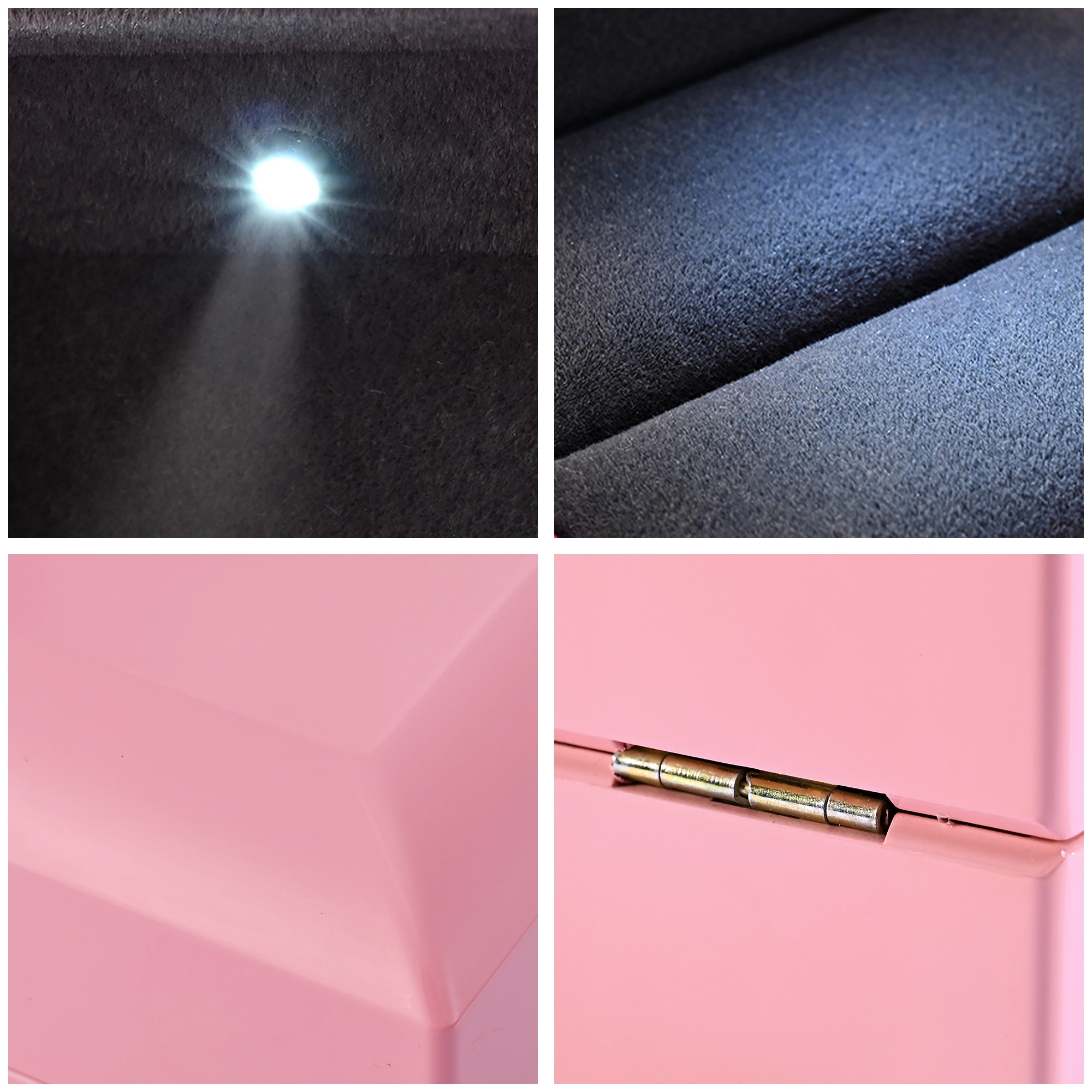 Painted LED light jewelry box, marriage proposal ring box, high-end jewelry bracelet, bracelet box, jewelry packaging box wholesale