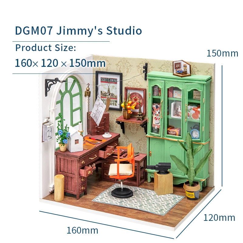 DIY House Doll House Miniature Dollhouse with Furniture