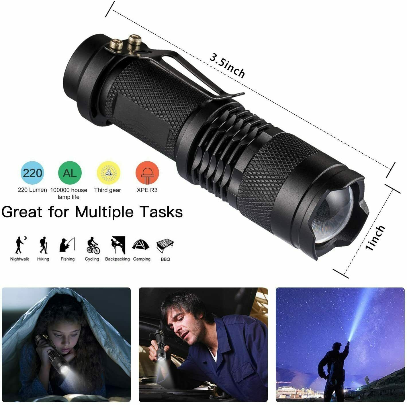 14 in 1 Outdoor Emergency Survival Gear Kit