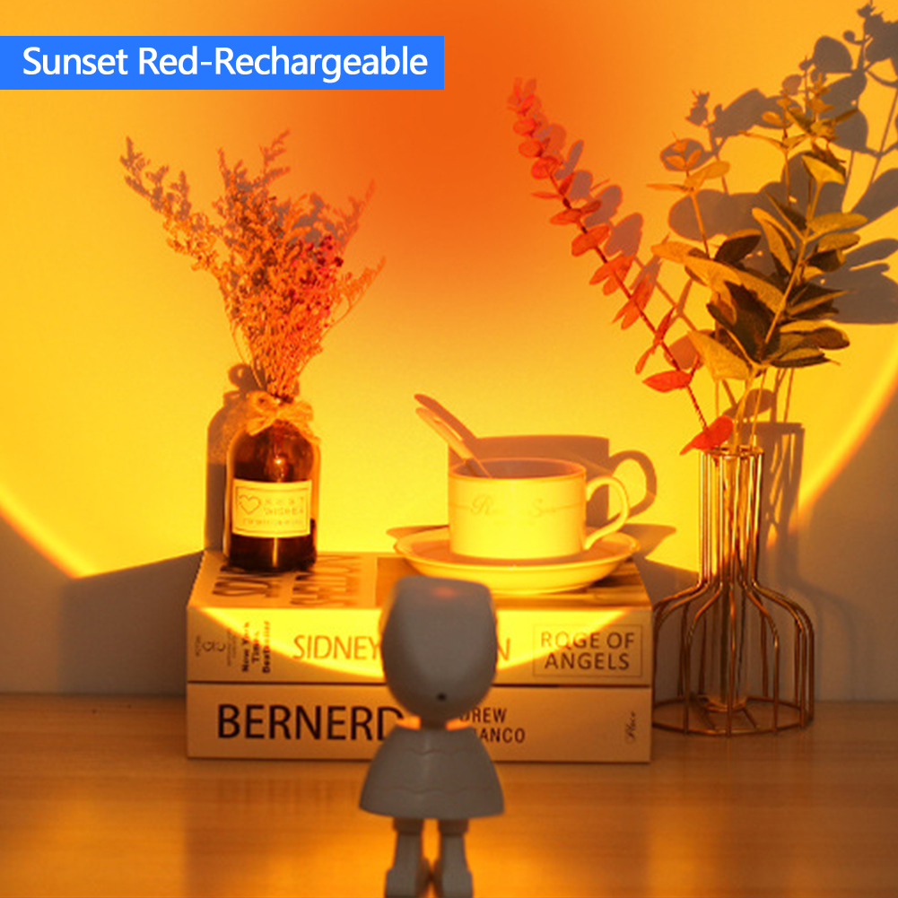 Astronaut sunset ambient light bedroom photo sunset light afterglow projection photo fill light