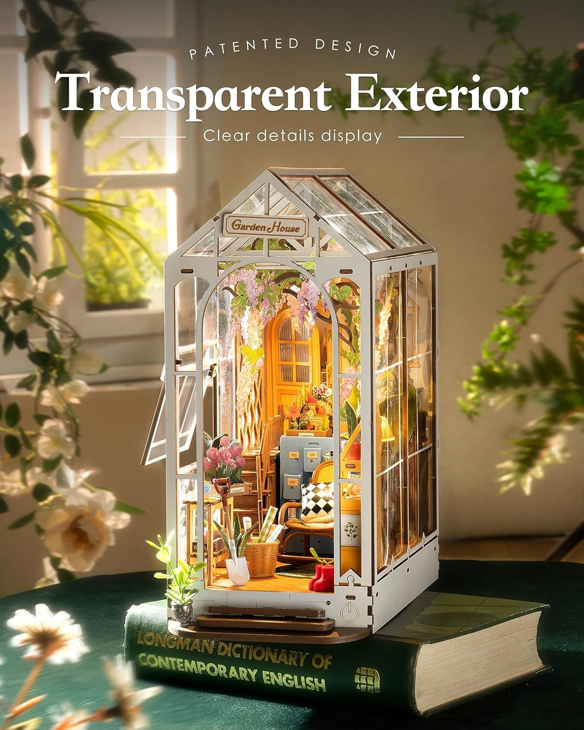 DIY Garden House Book Nook Kit