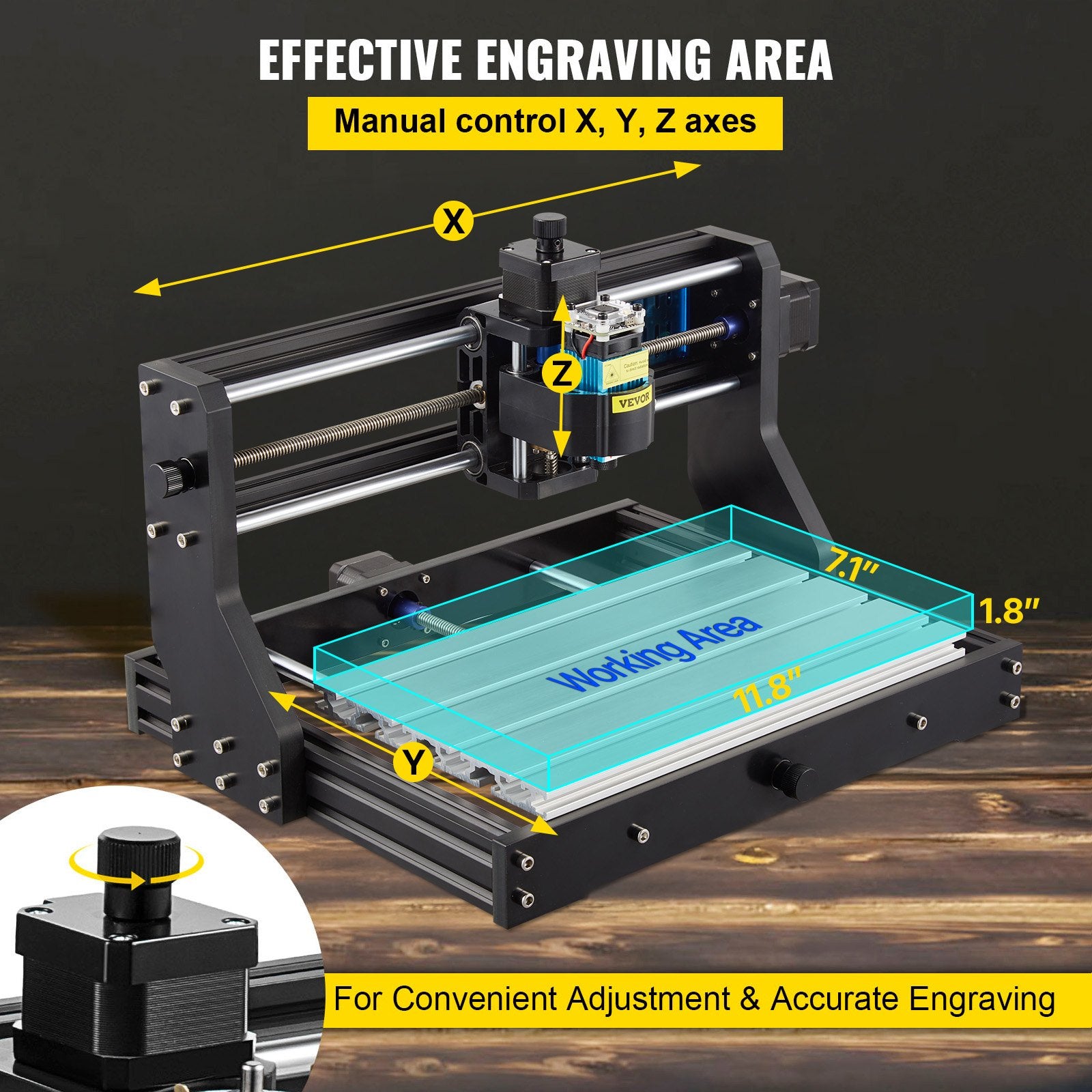 CNC 3018 Pro 2500MW Mini Laser Engraving Machine