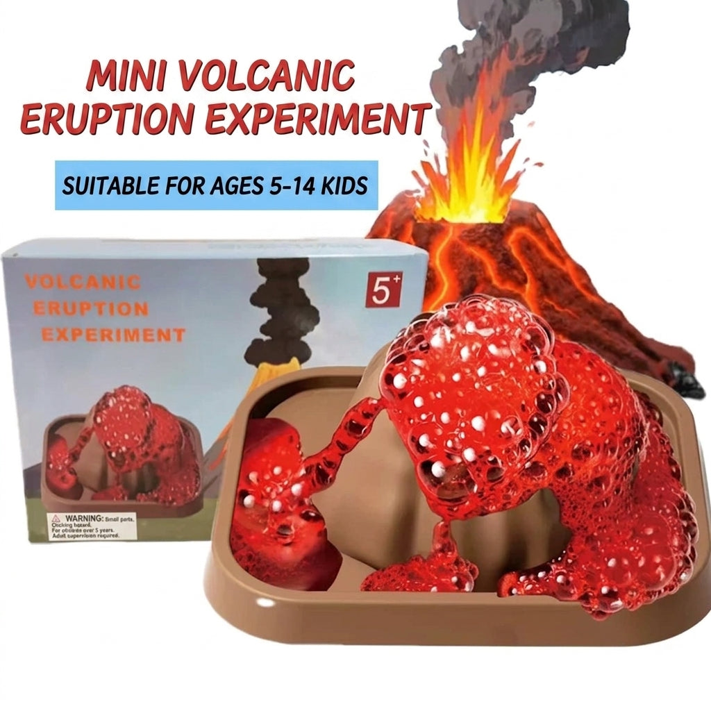 Volcanic eruption educational science toys primary school students early education DIY chemistry experimental model set